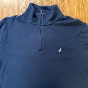 Blue Nautica 3/4 zip long sleeve